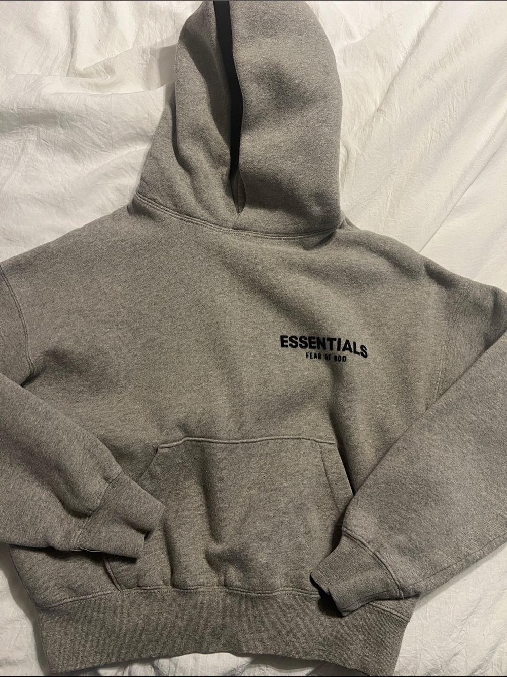 ESSENTIALS Fear of God Kid's Gray Pullover Hoodie